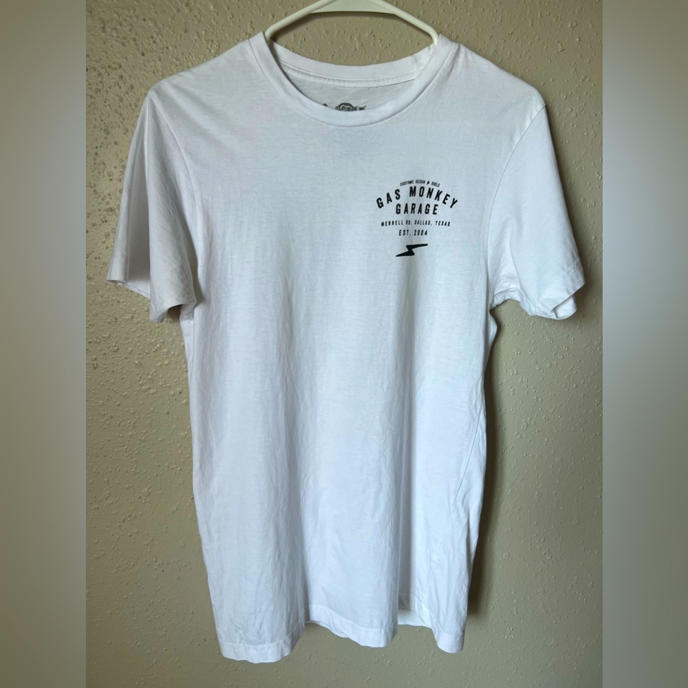 White T shirt  unisex small Gas Monkey Garage